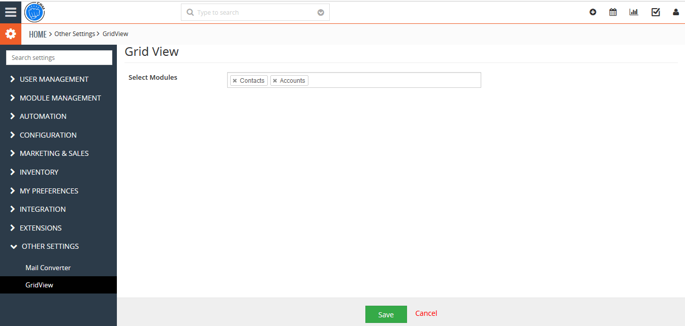 vTiger CRM Grid View + List View Module - Image 2