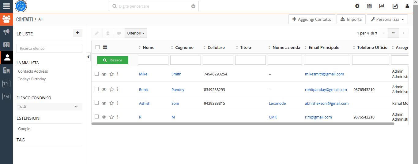 vTigerCRM Italian Language - Image 4