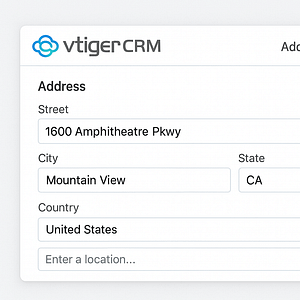 vTigerCRM Address Autofill Module