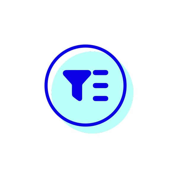 vTigerCRM Rainbow Filter Listing